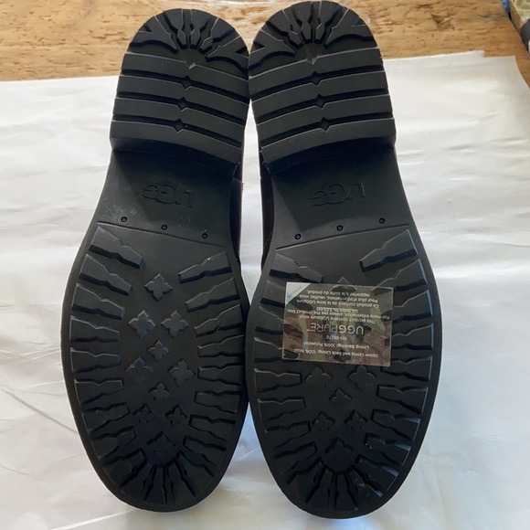 UGG WATERPROOF WOMENS BROWN SLATE BONHAM III CHELSEA ANKLE BOOTS SIZES 10/11 - Picture 9 of 9